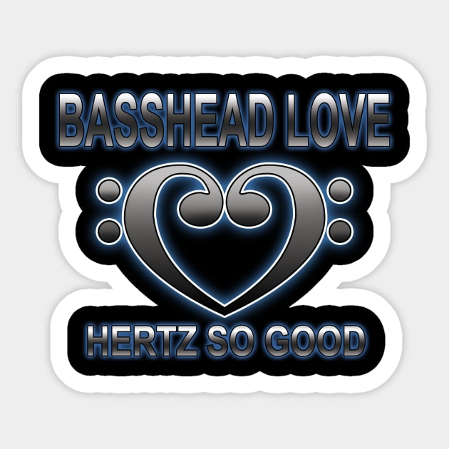 BASSHEAD LOVE HERTZ SO GOOD Sticker by Destro